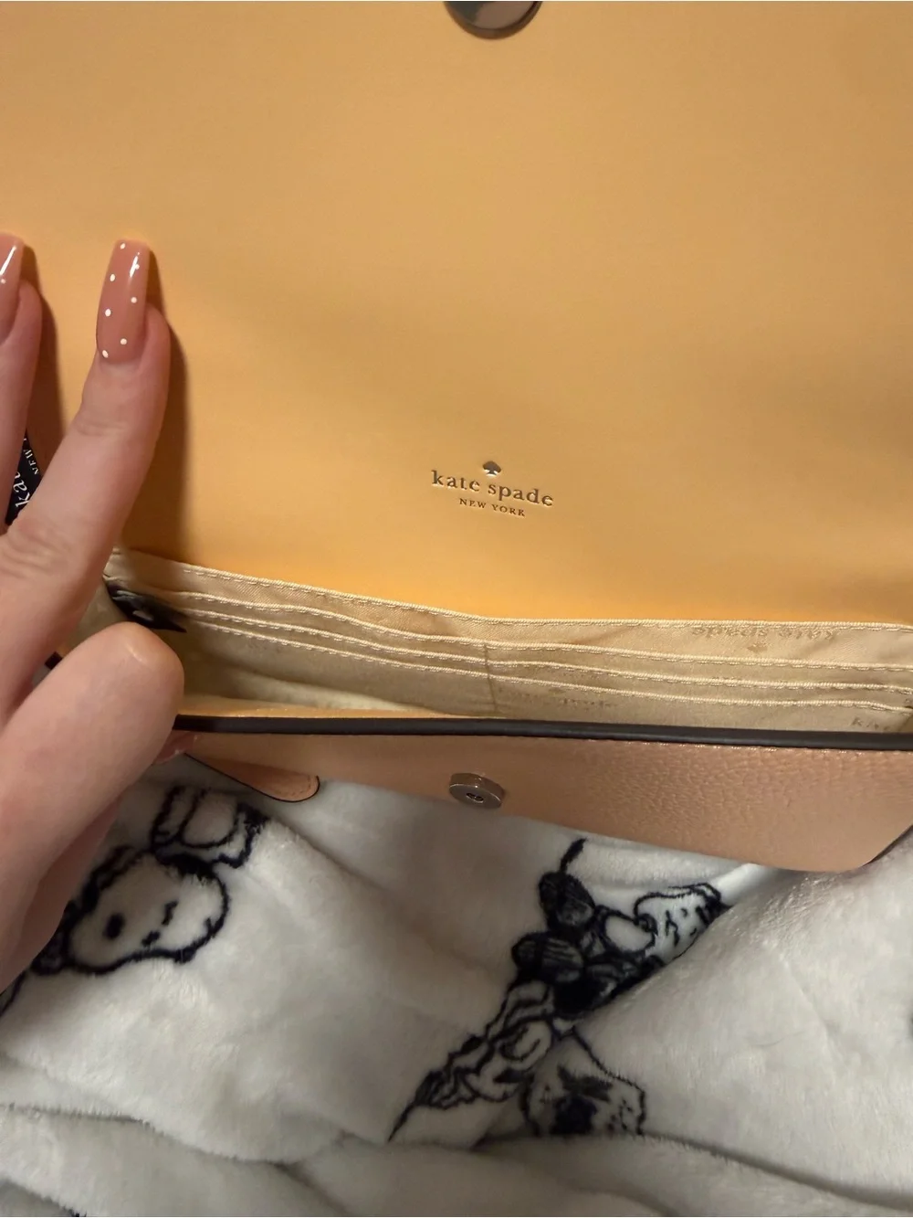 kate spade | Bags | Kate Spade Pebbled Leather Crossbody In Peach ...